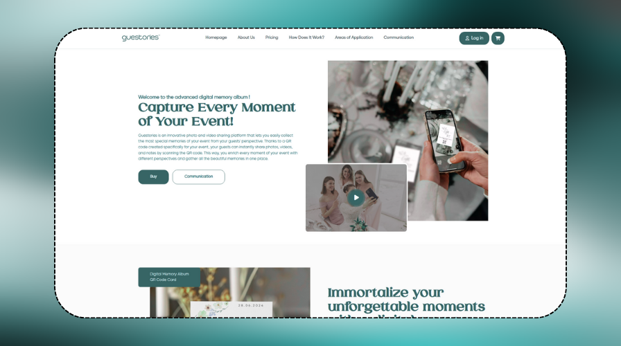 Guestories.net Platform Interface